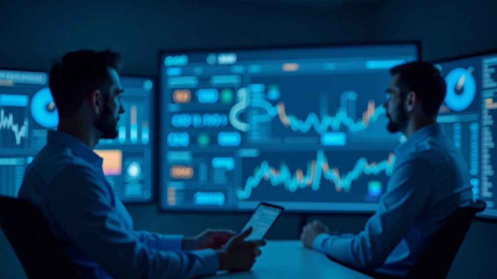 Energiemarkt-Analysezentrum mit modernen Datenvisualisierungen und Preisüberwachungssystemen
